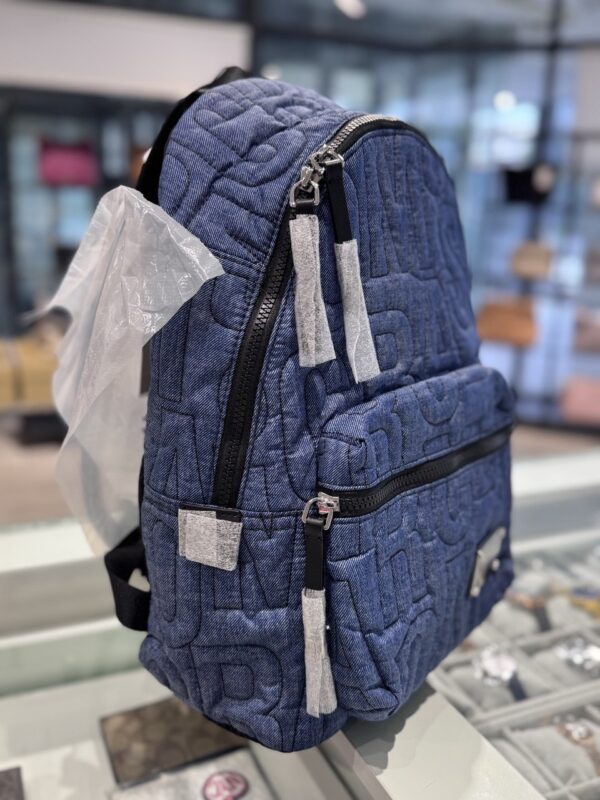 Marc by Marc Jacobs Jumbled Logo Backpack (Azure Blue) - Image 2