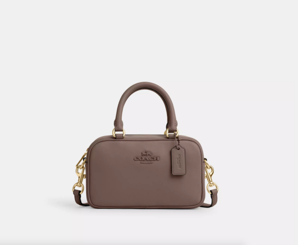 [Pre Order]- Coach Satchel Crossbody (Dark Stone)