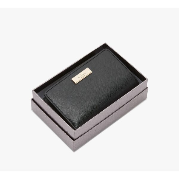[Pre Order]- Kate Spade Kenzie Boxed Medium Compact Wallet (Black)
