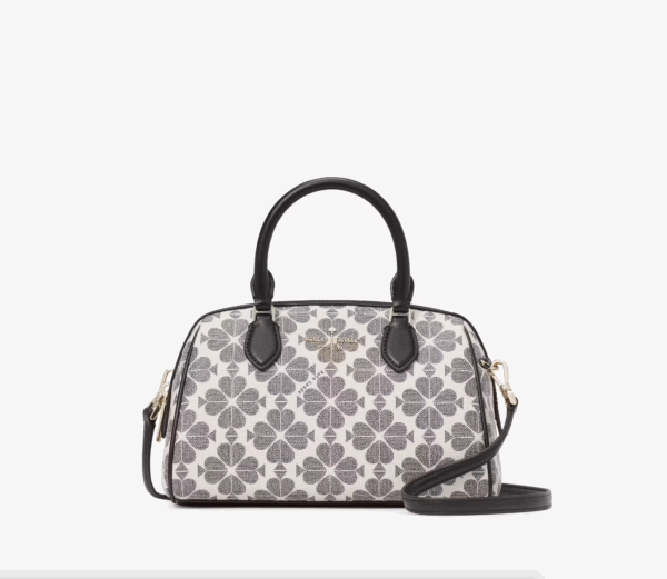 Kate Spade Spade Flower Small Dolly Duffle (Black Multi)