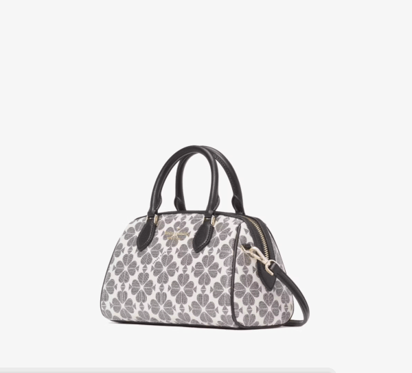 Kate Spade Spade Flower Small Dolly Duffle (Black Multi) - Image 3