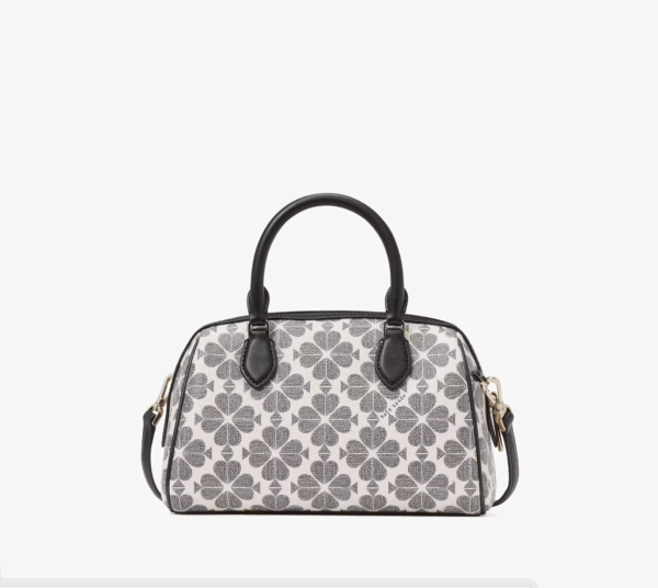 Kate Spade Spade Flower Small Dolly Duffle (Black Multi) - Image 4