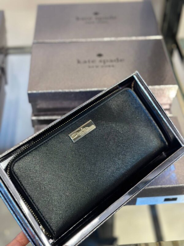 [Pre Order]- Kate Spade Kenzie Boxed Large Continental Wallet (Black) - Image 2