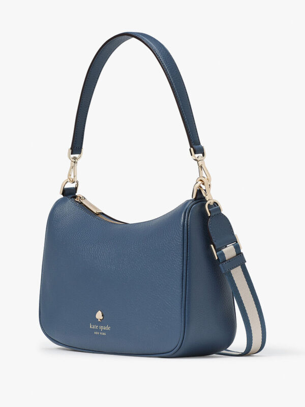 [Pre Order]- Kate Spade Emma Pebbled Leather Medium Shoulder Bag(Bluestone) - Image 3