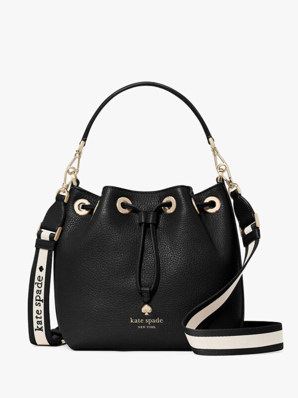 Kate Spade Emma Small Bucket Bag (Black)