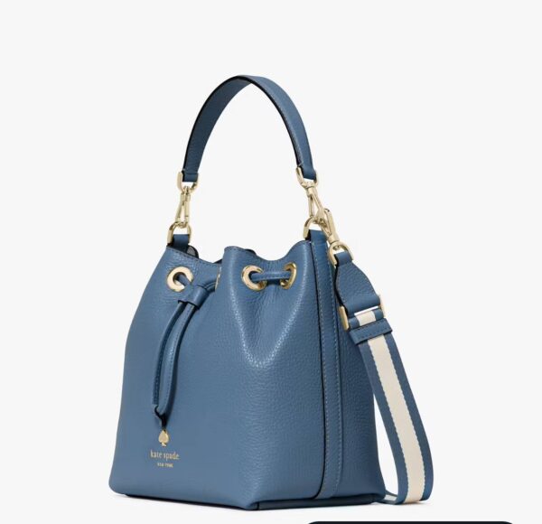 [Pre Order]- Kate Spade Emma Small Bucket Bag (Bluestone) - Image 2