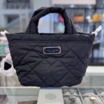 Marc Jacobs Quilted Nylon Mini Tote (Black)