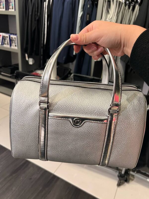 Michael Kors Medium Duffle (Silver) - Image 2