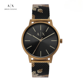 Armani Exchange Men's Black Analog Stainless Steel Watch AX2754 (Black)