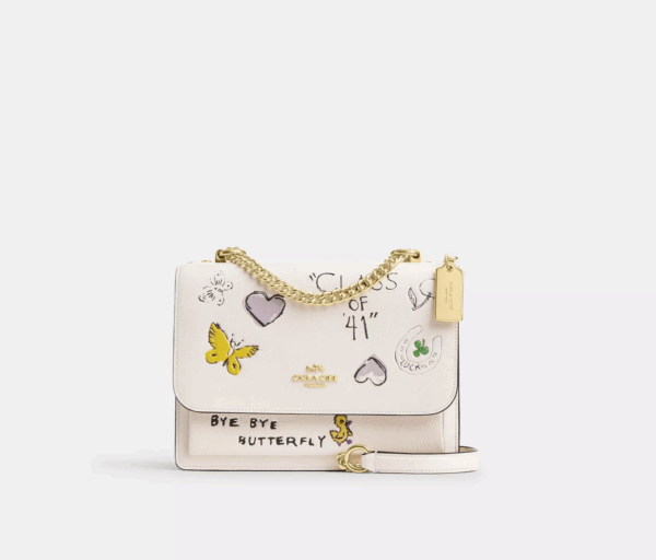 [Pre Order]-Coach Klare Crossbody Bag With Sketch Print (Chalk Multi) LIMITED EDITION