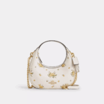 Coach Carmen Mini Crossbody Bag With Floral Print (Chalk Multi)