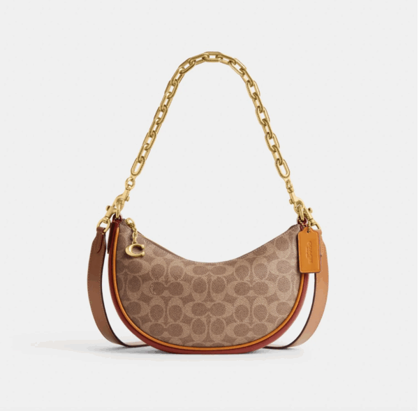 [Pre Order]-Coach Mira Shoulder Bag In Signature Canvas (Tan) Boutique Collection