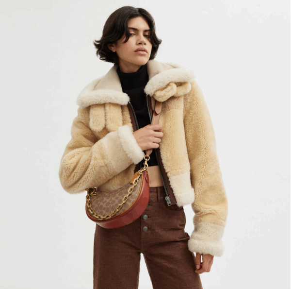 [Pre Order]-Coach Mira Shoulder Bag In Signature Canvas (Tan) Boutique Collection - Image 4