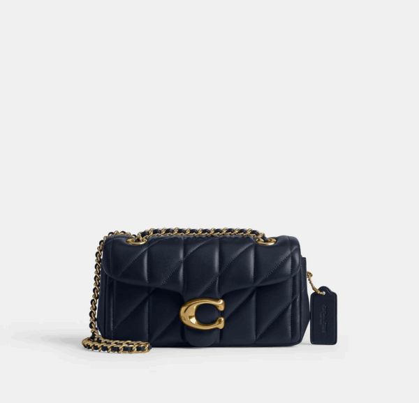 Coach Tabby Shoulder Bag 20 With Pillow Quilting (Dark Navy) Boutique Collection