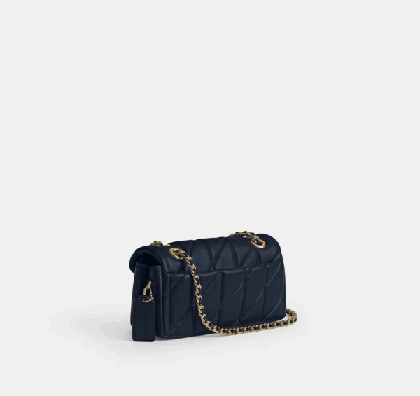 Coach Tabby Shoulder Bag 20 With Pillow Quilting (Dark Navy) Boutique Collection - Image 3