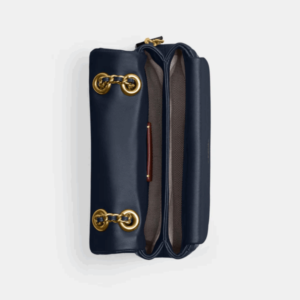 Coach Tabby Shoulder Bag 20 With Pillow Quilting (Dark Navy) Boutique Collection - Image 4