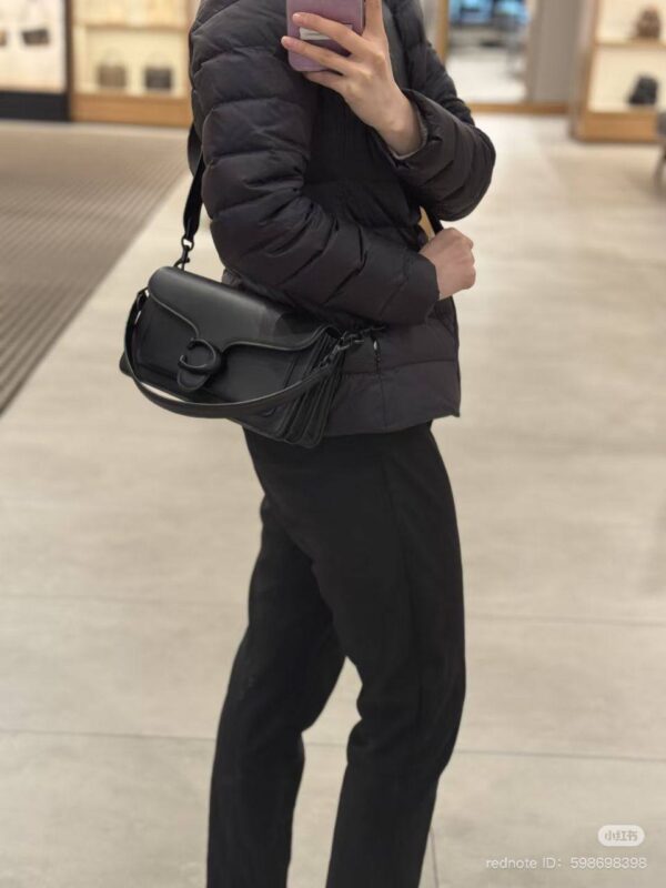 Coach Tabby Shoulder 26 (Black) Boutique Collection - Image 6