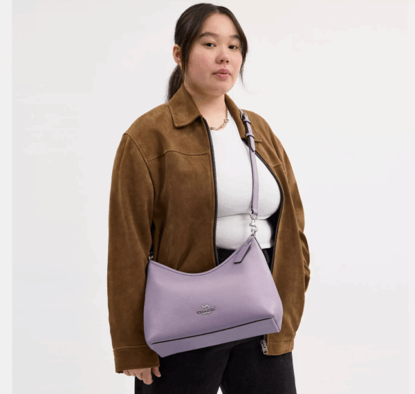 [Pre Order]-Coach Laurel Shoulder Bag (Lilac) - Image 4
