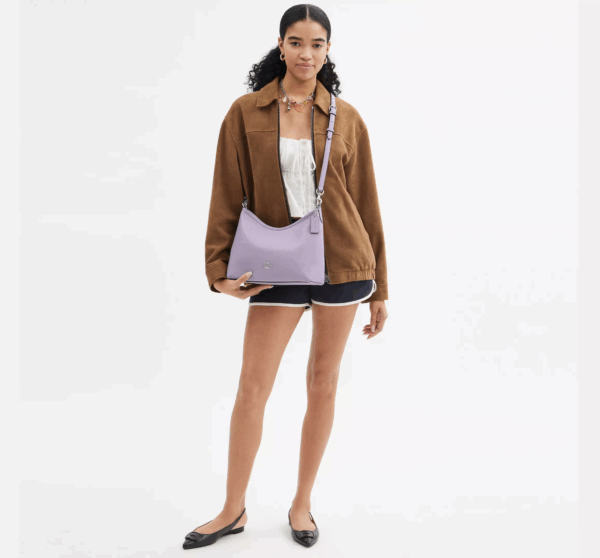 [Pre Order]-Coach Laurel Shoulder Bag (Lilac) - Image 2