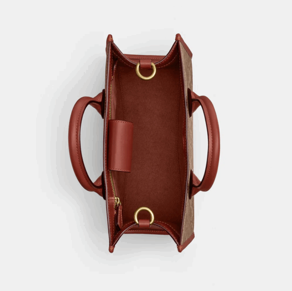 Coach Ace Tote 26 In Signature Canvas (Tan)-Boutique Collection - Image 5