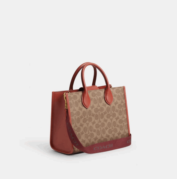 Coach Ace Tote 26 In Signature Canvas (Tan)-Boutique Collection - Image 6
