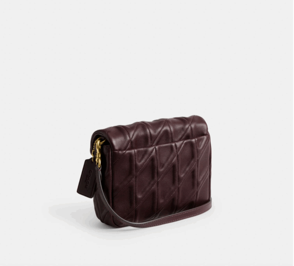 Coach Times Square Tabby Shoulder Bag 17 With Quilting (Merlot) Boutique Collection - Image 6