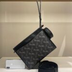 Coach Hitch Convertible Crossbody With Hybrid Pouch in Horse And Carriage Print (Charcoal)-Boutique Collection