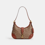 Coach Hamptons Hobo In Signature Canvas (Tan) Boutique Collection