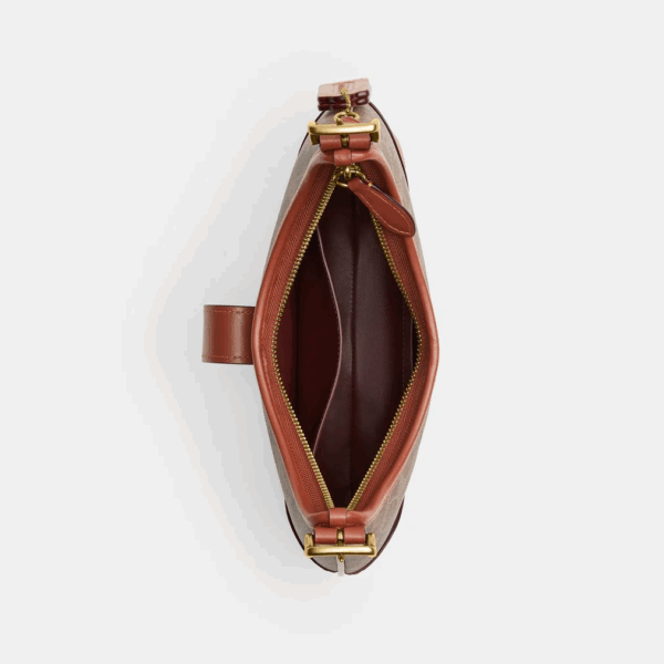 Coach Hamptons Hobo In Signature Canvas (Tan) Boutique Collection - Image 3
