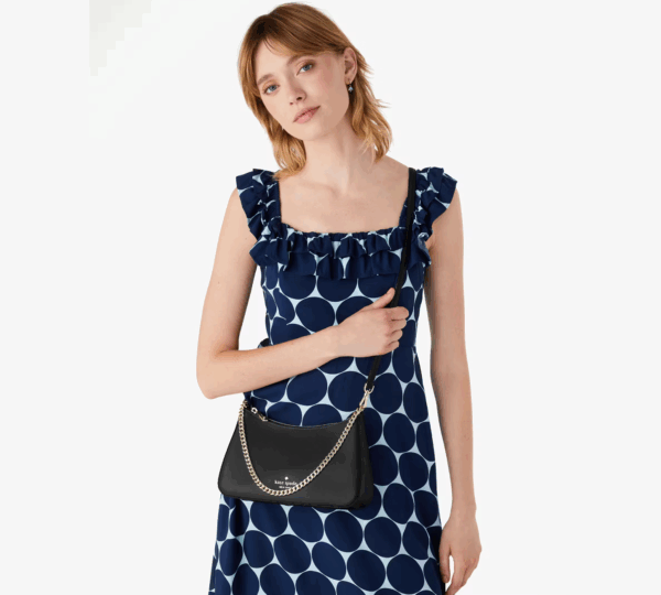 Kate Spade Madison Convertible Medium Crossbody Bag (Black) - Image 2