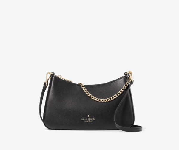 Kate Spade Madison Convertible Medium Crossbody Bag (Black)