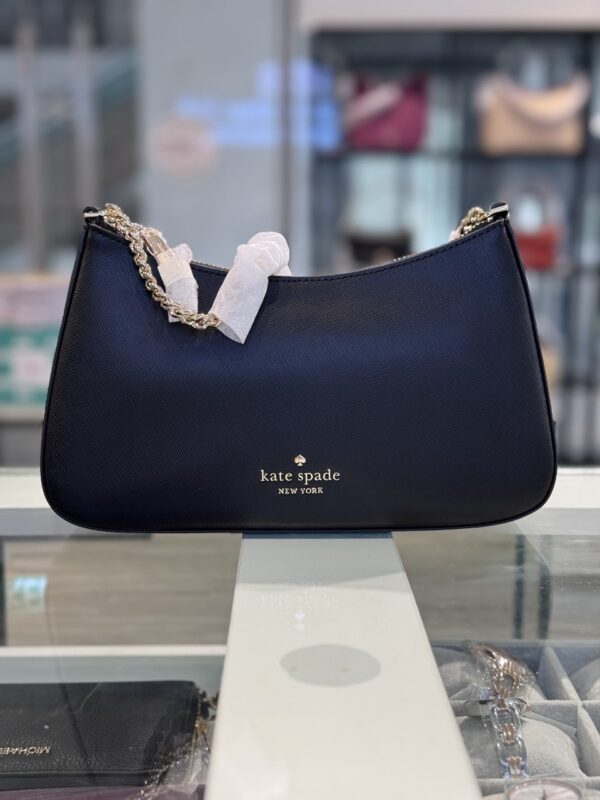 Kate Spade Madison Convertible Medium Crossbody Bag (Black) - Image 6