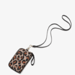Kate Spade Chelsea KSNYL Card Case Lanyard (Leopard)