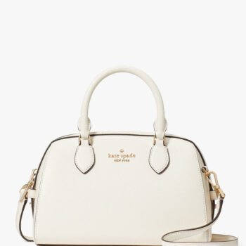 Kate Spade Madison Saffiano Leather Duffle Crossbody (Parchment)