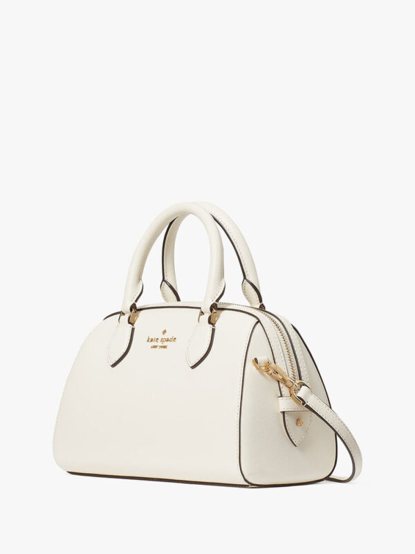 [Pre Order]-Kate Spade Madison Saffiano Leather Duffle Crossbody (Parchment) - Image 6