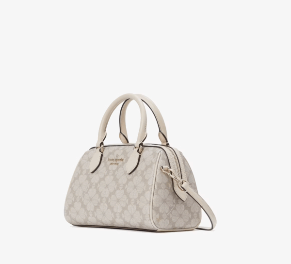 Kate Spade Spade Flower Small Dolly Duffle (Dark Beige) - Image 4