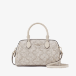 Kate Spade Spade Flower Small Dolly Duffle (Dark Beige)