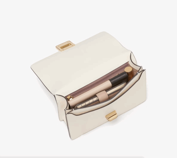 Kate Spade Phoebe Turnlock Flap Shoulder Bag (Meringue) - Image 6