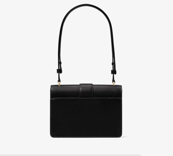 Kate Spade Phoebe Turnlock Flap Shoulder Bag (Black) - Image 3