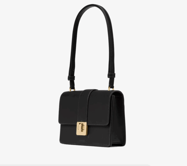Kate Spade Phoebe Turnlock Flap Shoulder Bag (Black) - Image 5