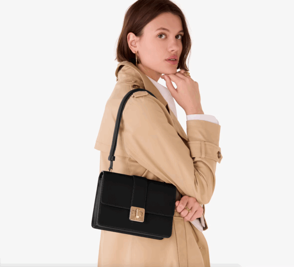 Kate Spade Spade Flower Small Shoulder Bag (Black Multi) - Image 3