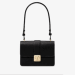 Kate Spade Phoebe Turnlock Flap Shoulder Bag (Black)