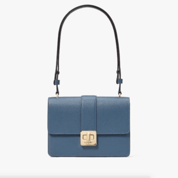 Kate Spade Phoebe Turnlock Flap Shoulder Bag (Bluestone)