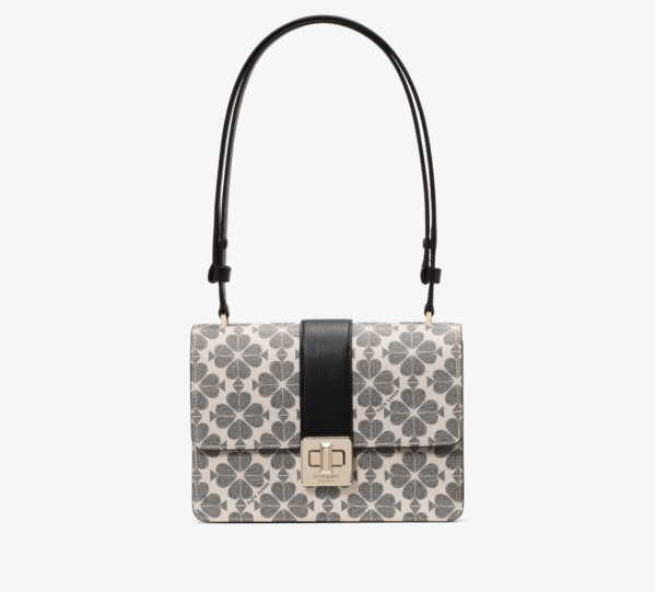 Kate Spade Spade Flower Small Shoulder Bag (Black Multi)