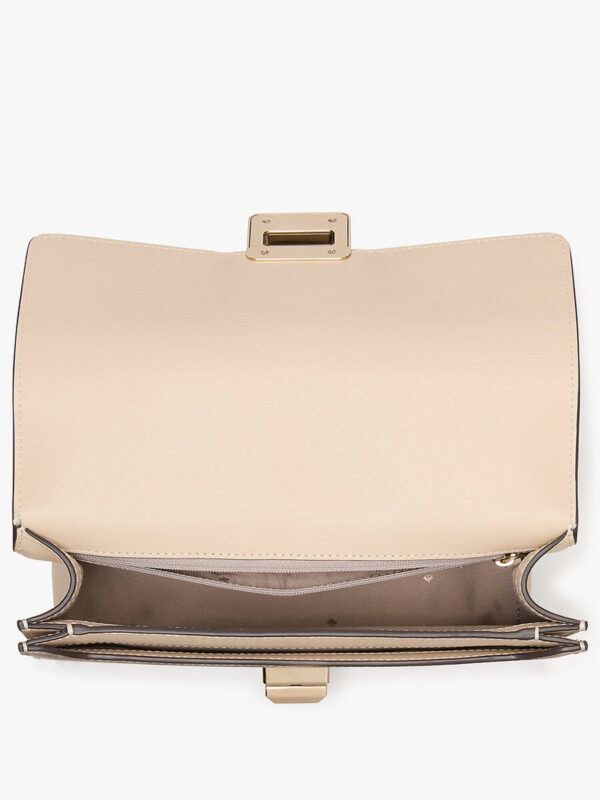Kate Spade Spade Flower Small Shoulder Bag (Dark Beige) - Image 3