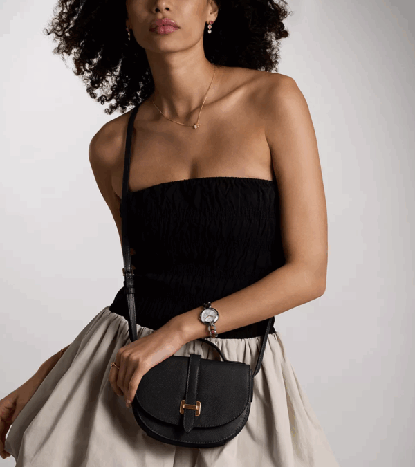 Fossil Emery Small Crossbody (Black) - Image 2