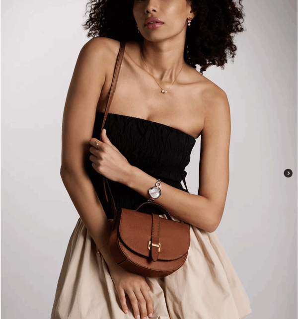 Fossil Emery Small Crossbody (Brown) - Image 2