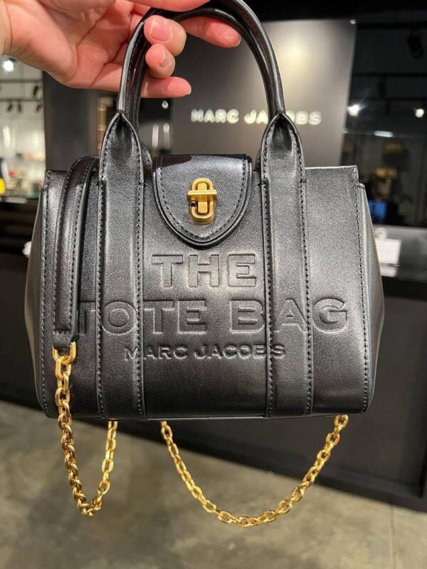 [Pre Order]-Marc Jacobs The Turnlock Crossbody Tote Bag(Black)