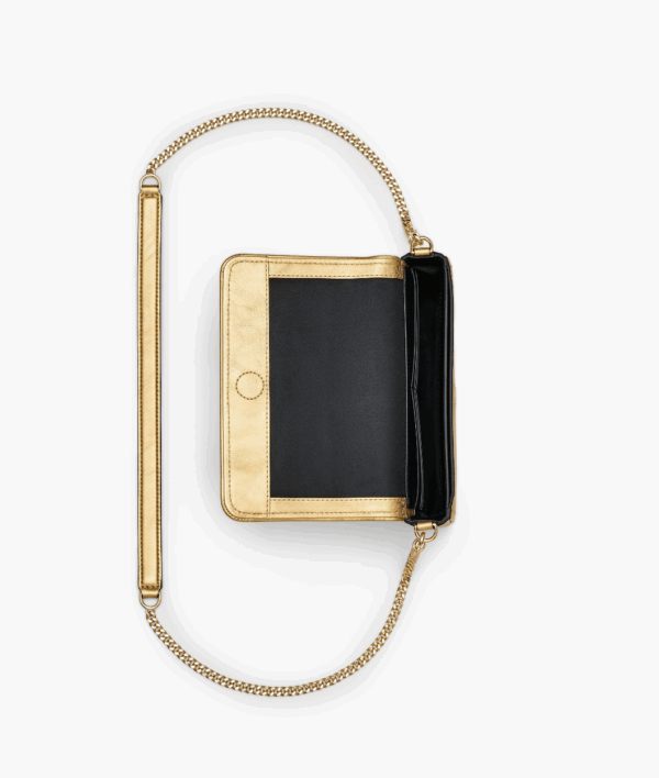 [Pre Order]-Marc Jacobd The Metallic Leather Chain Mini Bag (Gold) - Image 2
