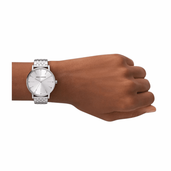 Armani Exchange Three-Hand Stainless Steel Women Watch (AX5578) - Image 2